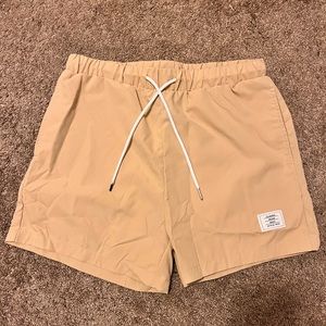 Mens tan shorts Shein Small never worn